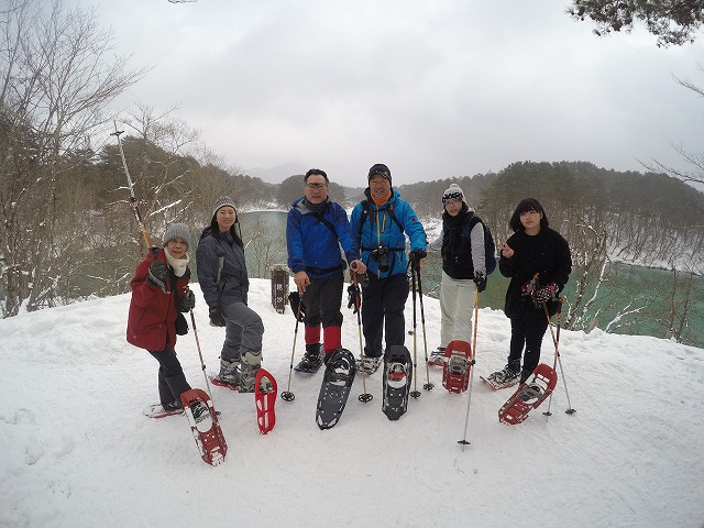 五色沼スノーシュー